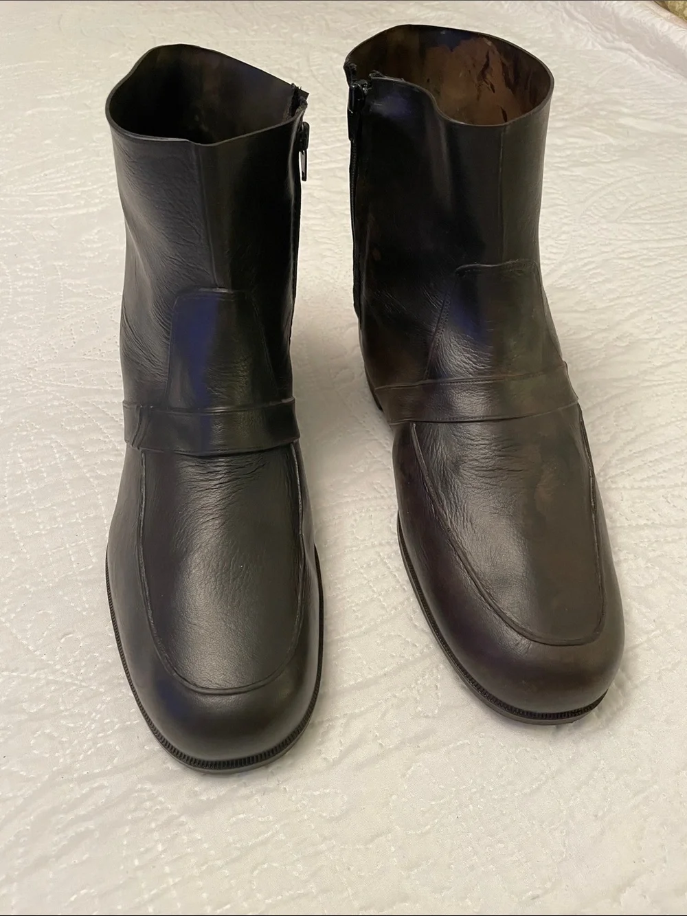 The Original TOTES Pure Rubber Black Slip Over Shoes Boots XXL